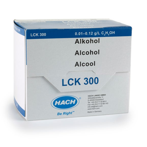 Alcohol cuvette test 0.01-0.12 g/L, 24 tests