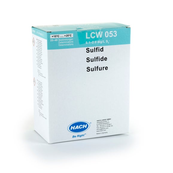 Sulphide reagent set 0.1 - 2.0 mg/L S²⁻